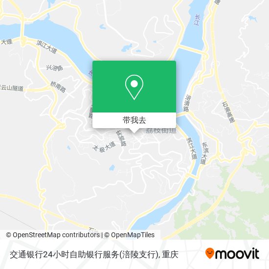 交通银行24小时自助银行服务(涪陵支行)地图