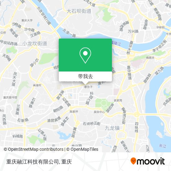重庆融江科技有限公司地图
