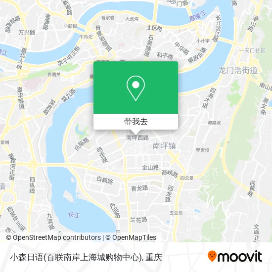 小森日语(百联南岸上海城购物中心)地图