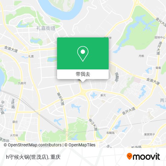 h守候火锅(世茂店)地图