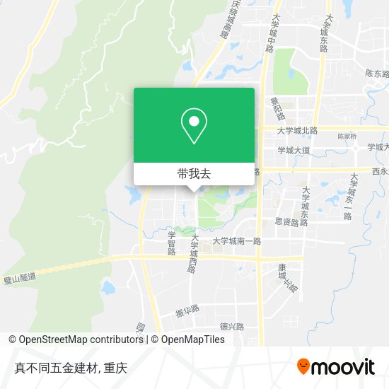 真不同五金建材地图