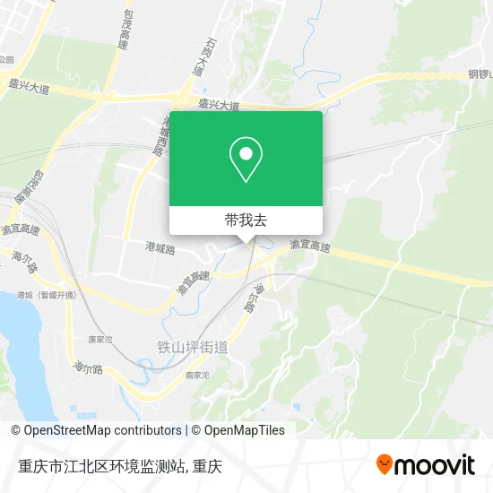 重庆市江北区环境监测站地图