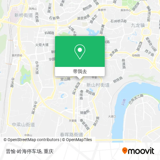 晋愉·岭海停车场地图