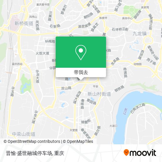 晋愉·盛世融城停车场地图