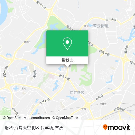 融科·海阔天空北区-停车场地图