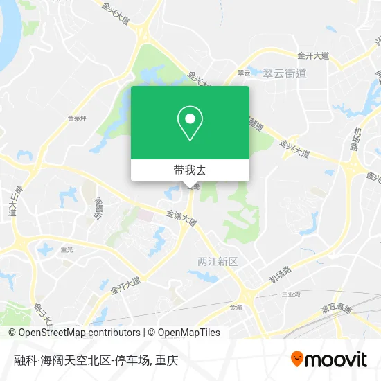 融科·海阔天空北区-停车场地图