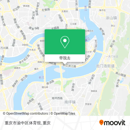重庆市渝中区体育馆地图