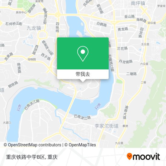 重庆铁路中学B区地图