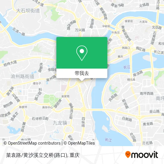 菜袁路/黄沙溪立交桥(路口)地图