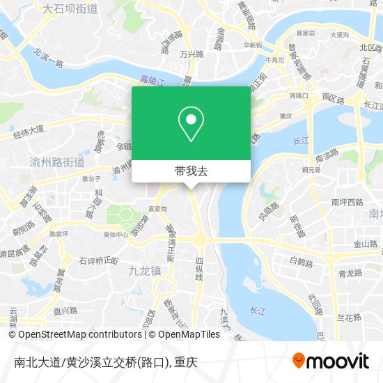 南北大道/黄沙溪立交桥(路口)地图