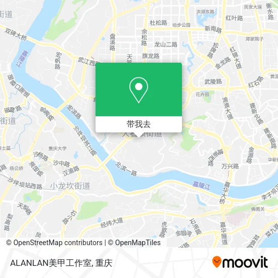 ALANLAN美甲工作室地图
