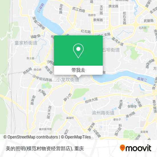 美的照明(模范村物资经营部店)地图