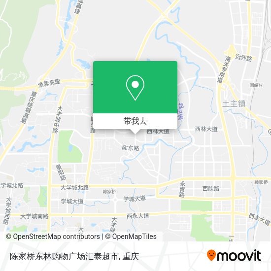 陈家桥东林购物广场汇泰超市地图