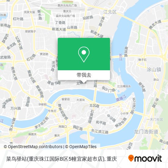 菜鸟驿站(重庆珠江国际B区5幢宜家超市店)地图