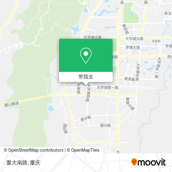 重大南路地图