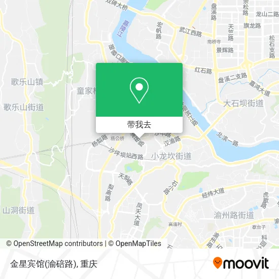 金星宾馆(渝碚路)地图