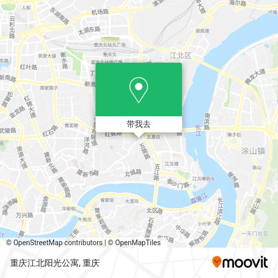 重庆江北阳光公寓地图