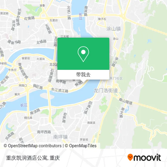 重庆凯润酒店公寓地图