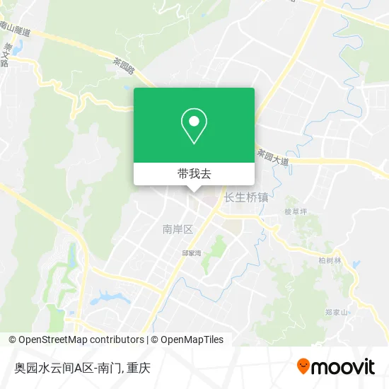 奥园水云间A区-南门地图