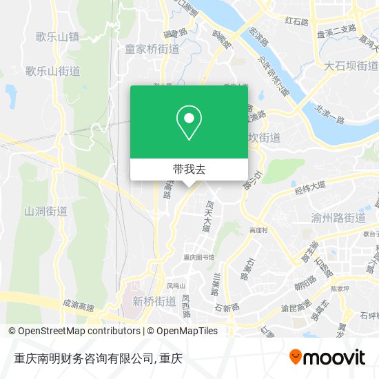 重庆南明财务咨询有限公司地图