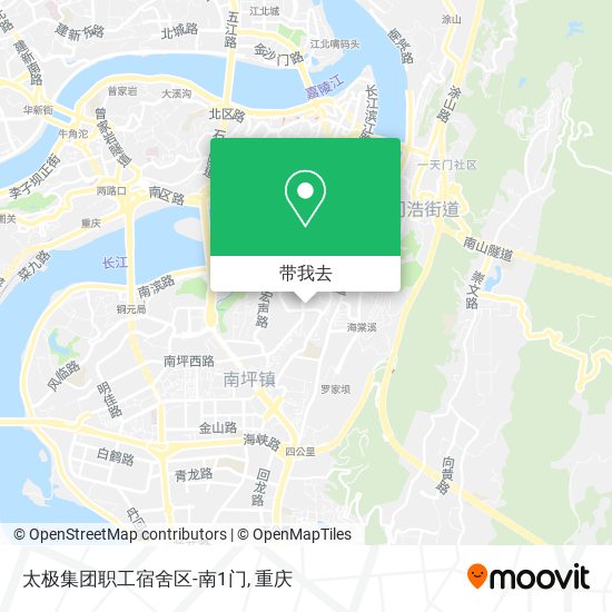 太极集团职工宿舍区-南1门地图