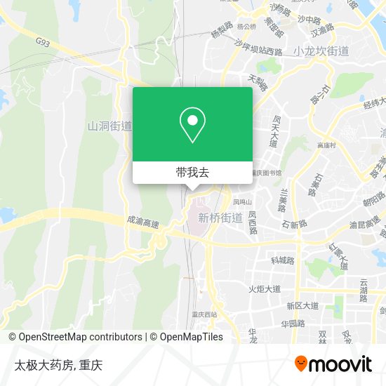 太极大药房地图