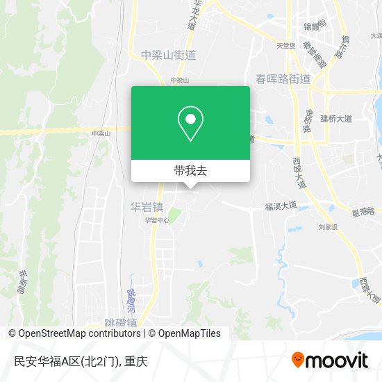 民安华福A区(北2门)地图