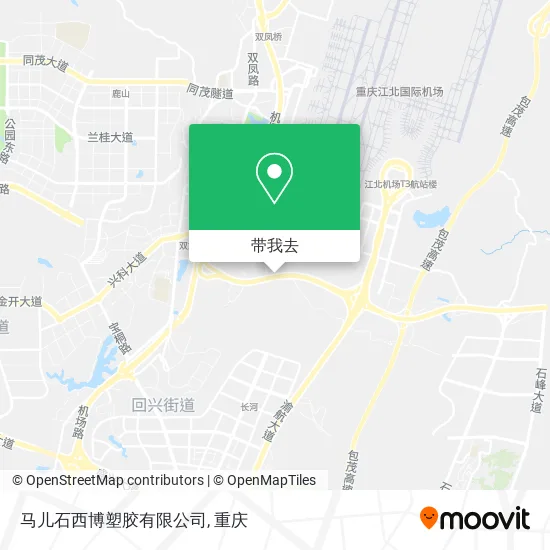 马儿石西博塑胶有限公司地图