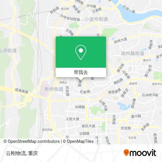 云刚物流地图