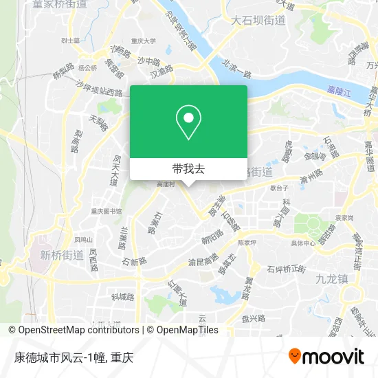 康德城市风云-1幢地图