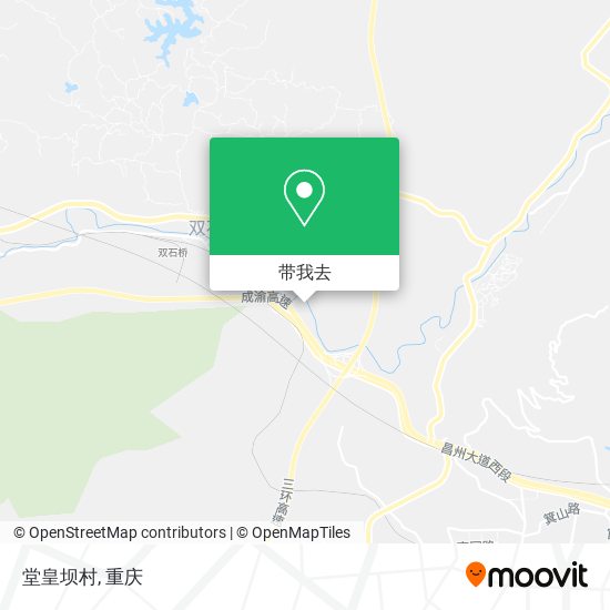 堂皇坝村地图