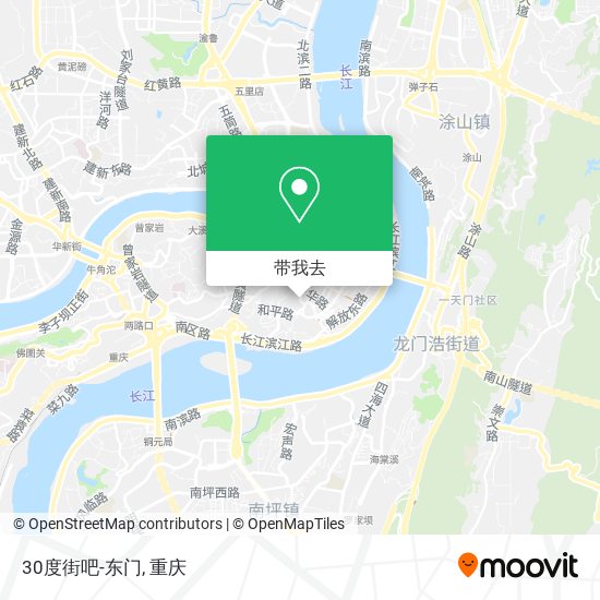 30度街吧-东门地图