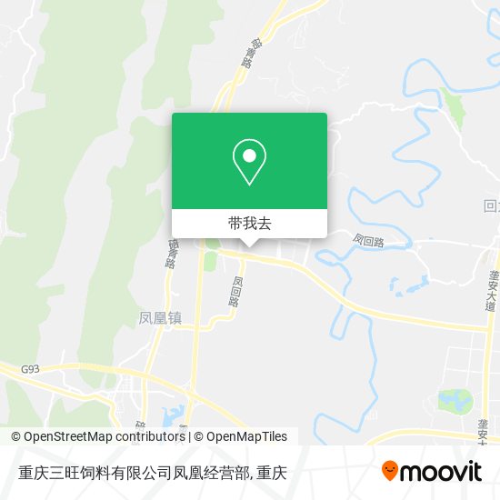 重庆三旺饲料有限公司凤凰经营部地图