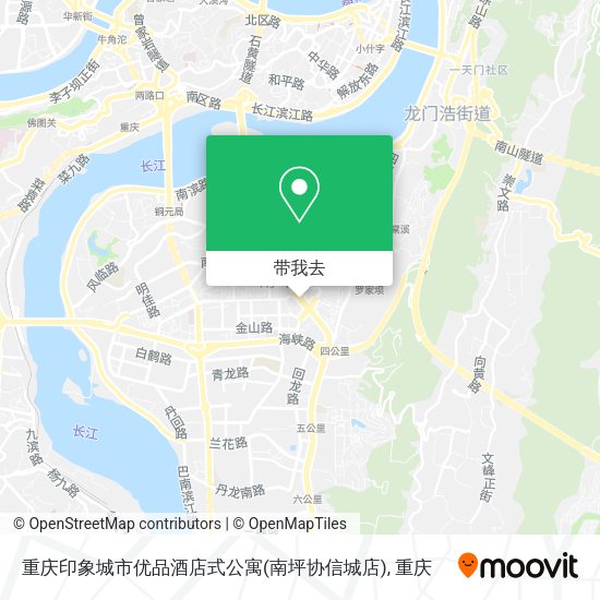 重庆印象城市优品酒店式公寓(南坪协信城店)地图