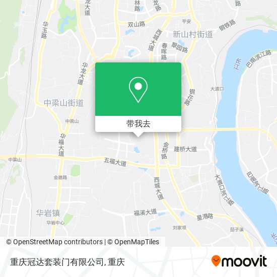 重庆冠达套装门有限公司地图