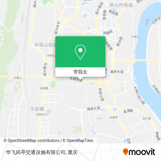 华飞岗亭交通设施有限公司地图