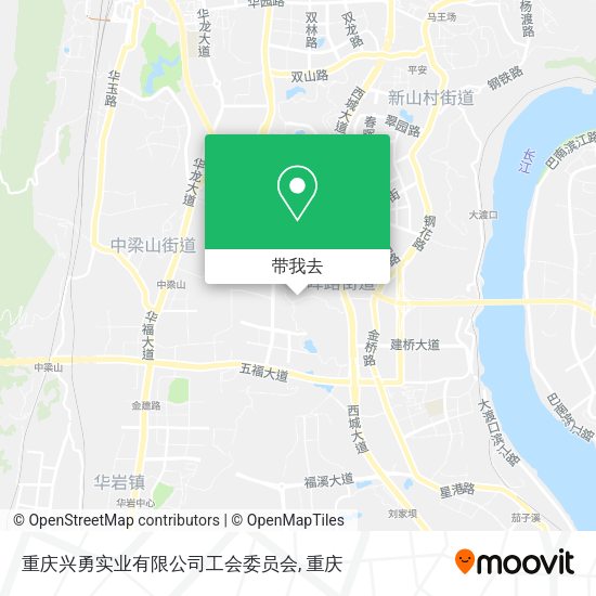 重庆兴勇实业有限公司工会委员会地图