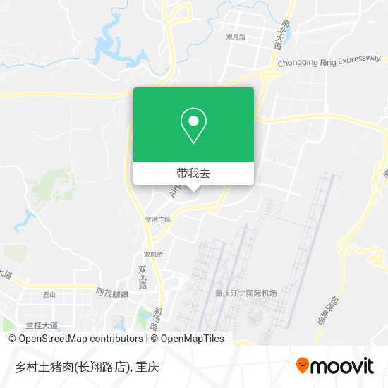 乡村土猪肉(长翔路店)地图