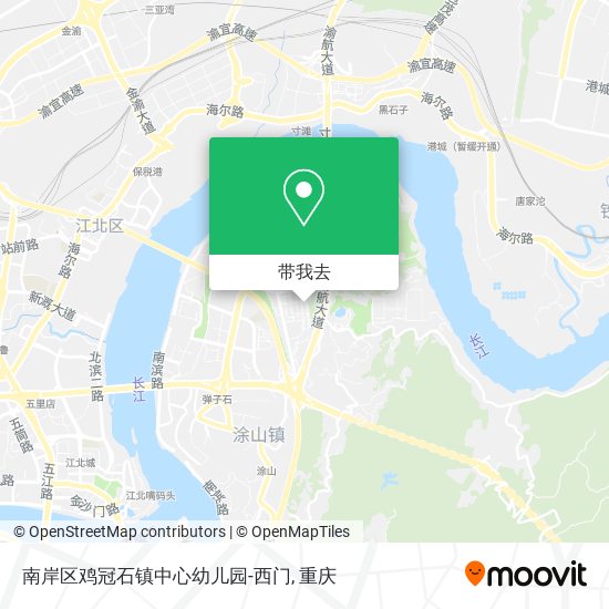 南岸区鸡冠石镇中心幼儿园-西门地图