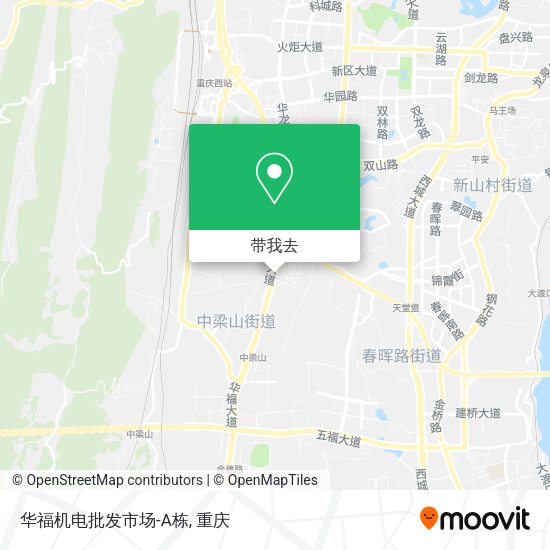 华福机电批发市场-A栋地图