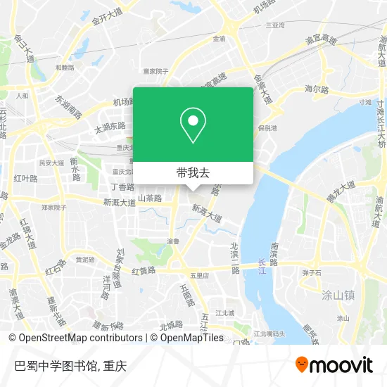 巴蜀中学图书馆地图