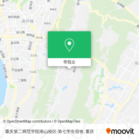 重庆第二师范学院南山校区-第七学生宿舍地图
