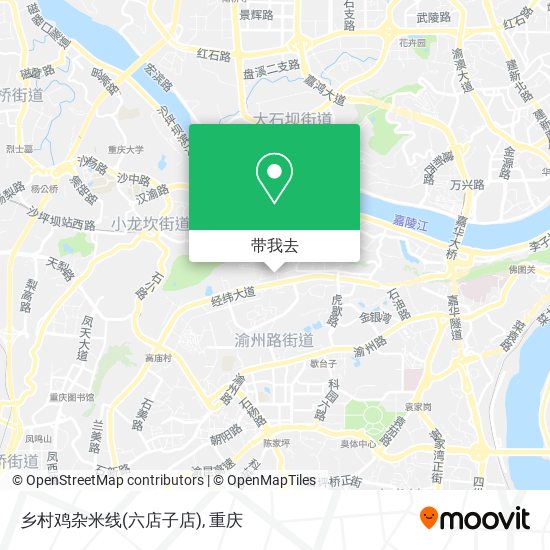 乡村鸡杂米线(六店子店)地图