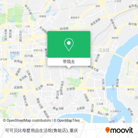 可可贝比母婴用品生活馆(鲁能店)地图