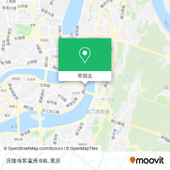 庆隆海客瀛洲-B栋地图