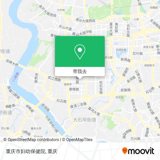 重庆市妇幼保健院地图