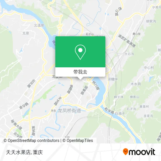 天天水果店地图