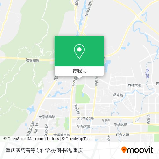 重庆医药高等专科学校-图书馆地图