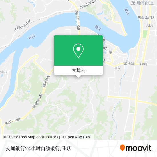 交通银行24小时自助银行地图