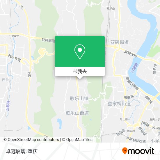 卓冠玻璃地图